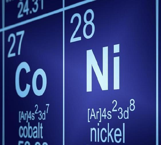 nickel, cobalt